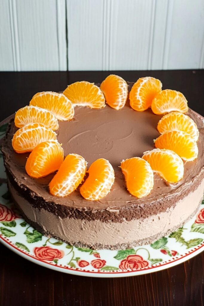 Nigella Chocolate Orange Cheesecake