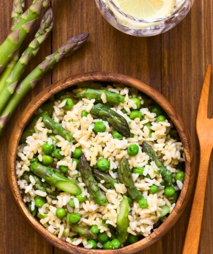 Nigella Pea And Asparagus Risotto