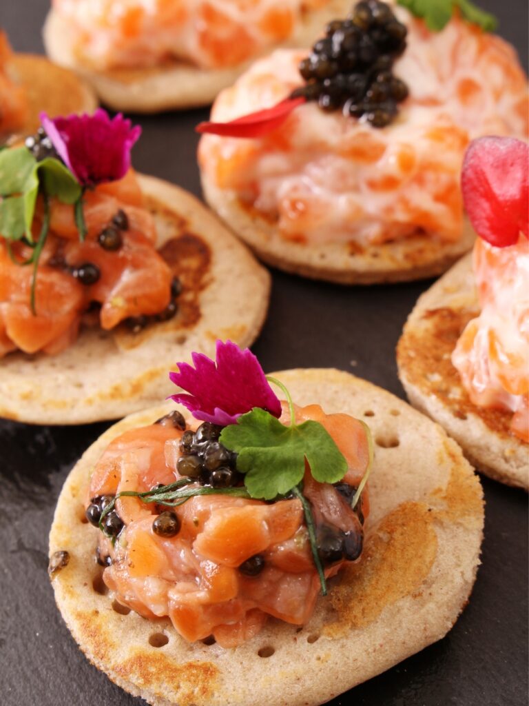 Nigella Smoked Salmon Blinis