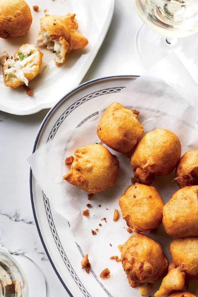 James Martin Crab Beignets