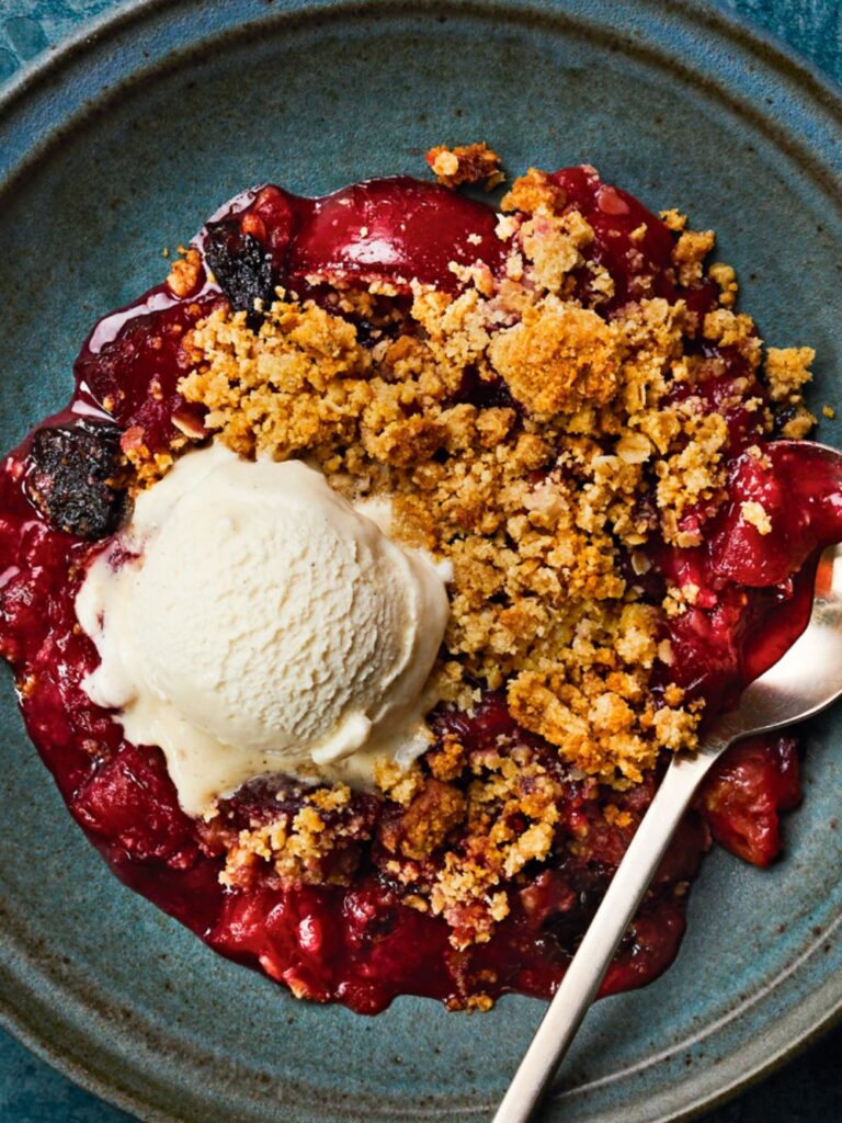 Nigel Slater Plum Crumble