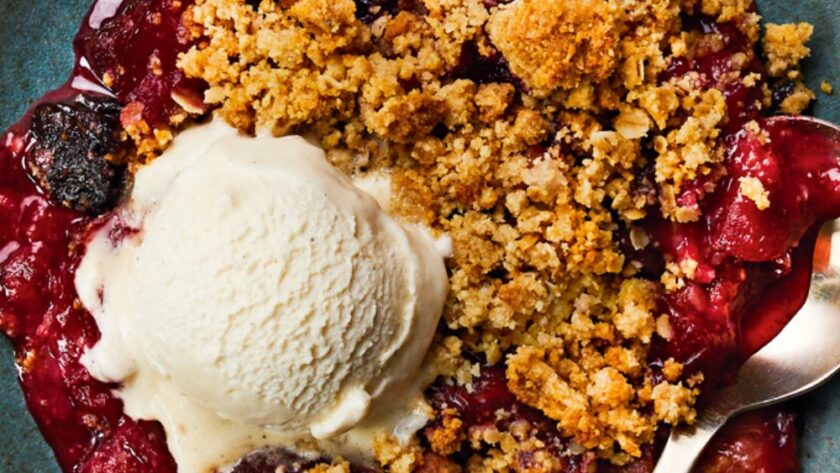 Nigel Slater Plum Crumble