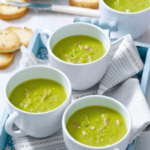 Pea And Ham Soup With Mustard Croûtes