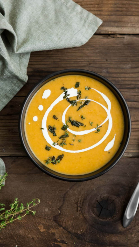 celeriac and carrot soup​