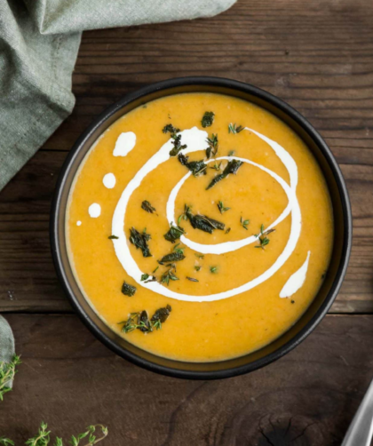 celeriac and carrot soup​