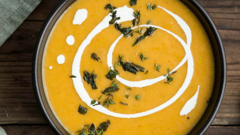 celeriac and carrot soup​