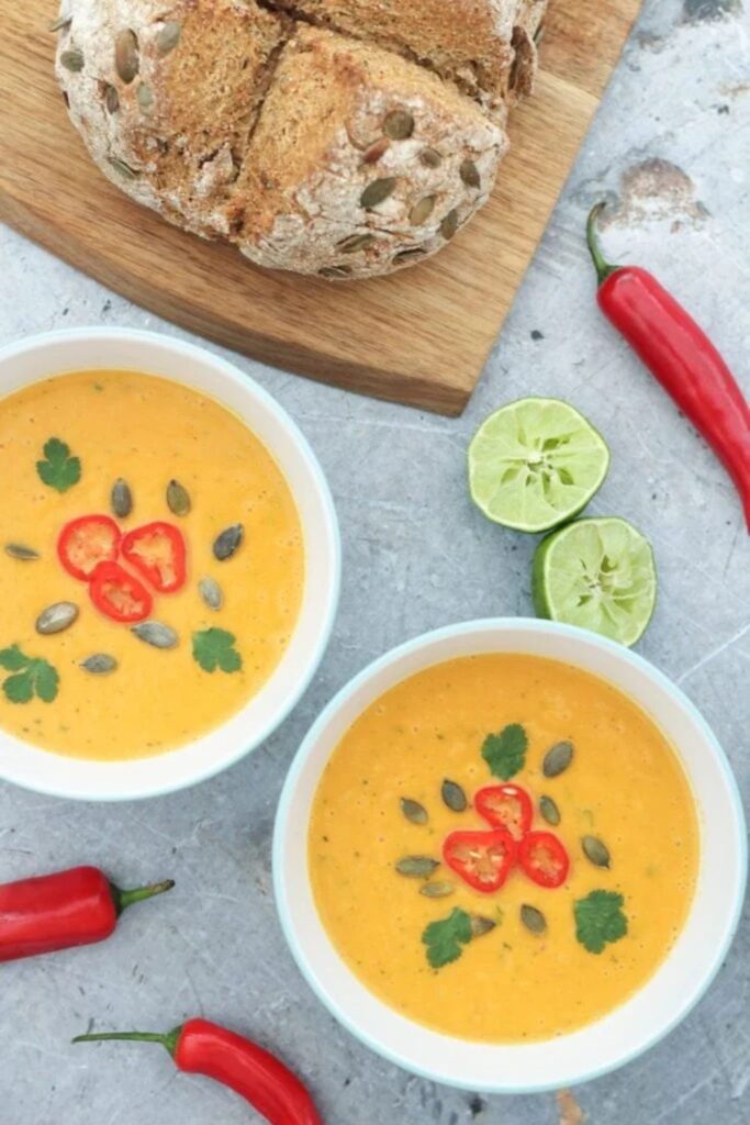 Butternut Squash Chili Coconut Soup​ UK