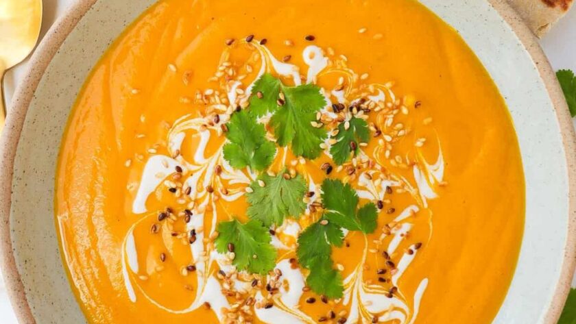 Carrot Butter Bean Soup​