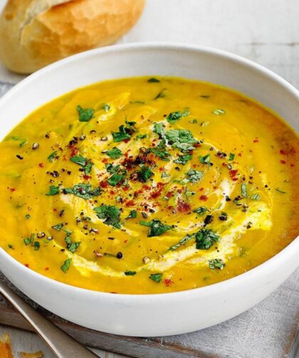 Carrot Coriander Soup Recipe UK