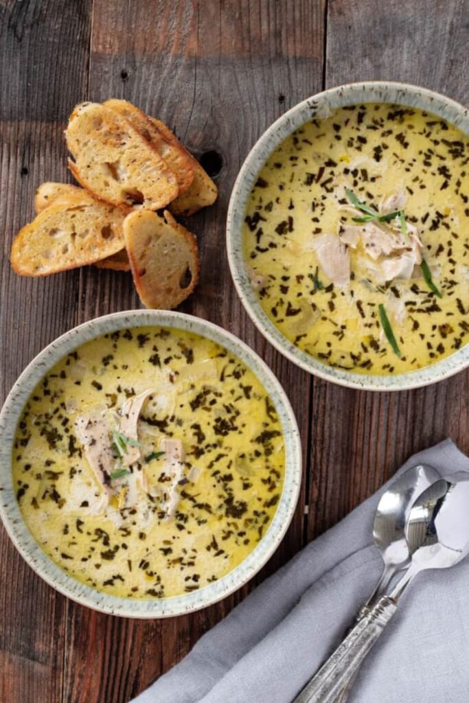 Chicken And Tarragon Soup​