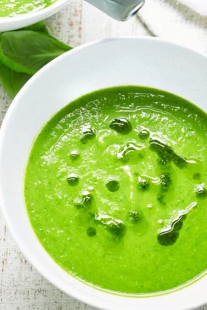 Courgette Pea And Basil Soup​