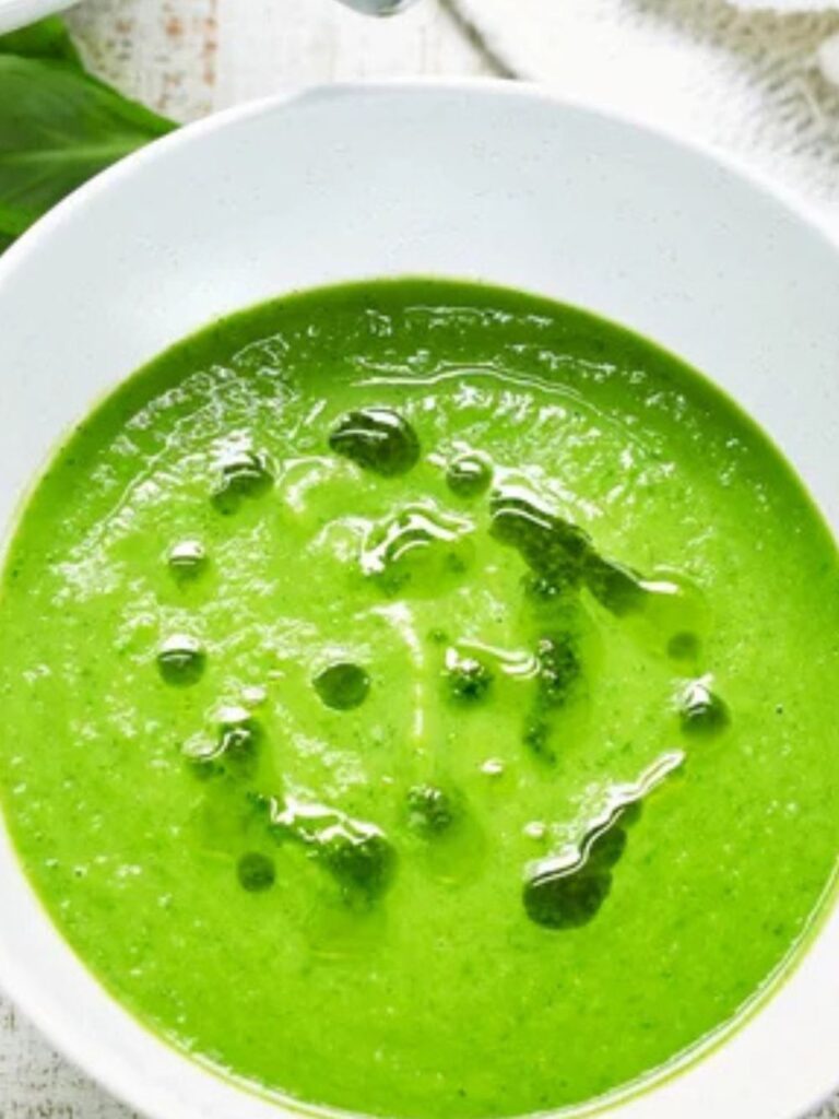 Courgette Pea And Basil Soup​