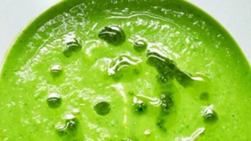 Courgette Pea And Basil Soup​