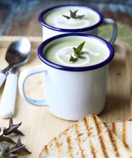 Courgette Pea And Mint Soup​