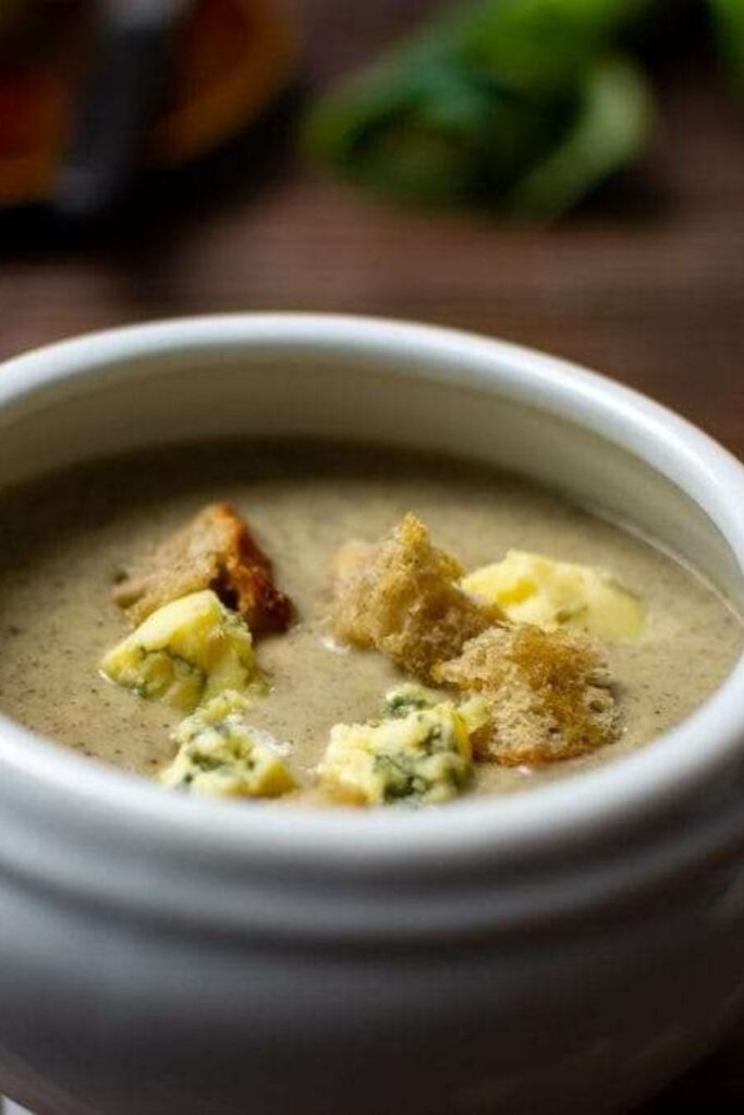 Mushroom Stilton Soup​