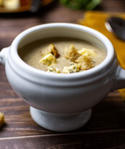 Mushroom Stilton Soup​