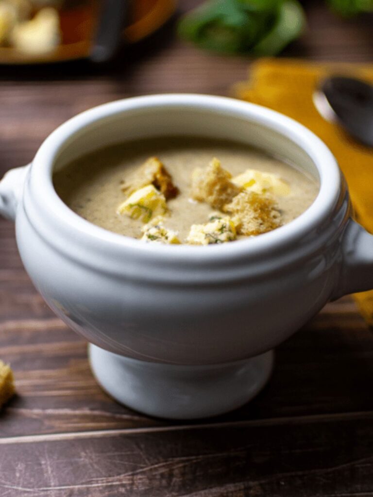 Mushroom Stilton Soup​