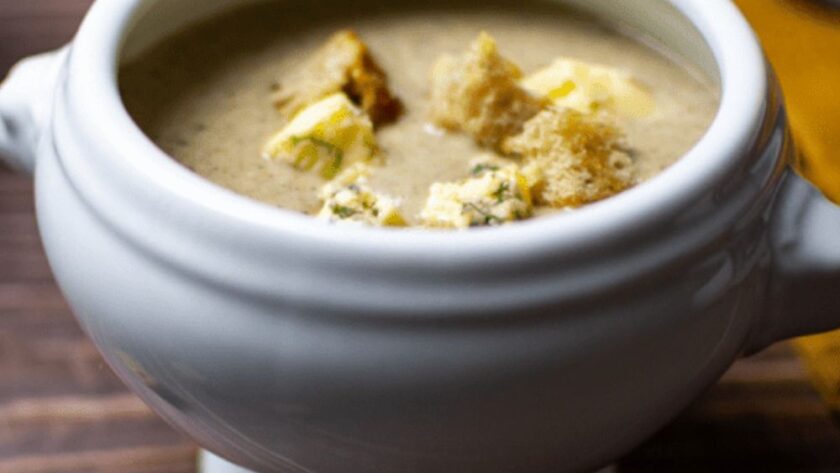 Mushroom Stilton Soup​