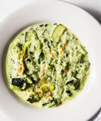 River Cafe Courgette Soup​