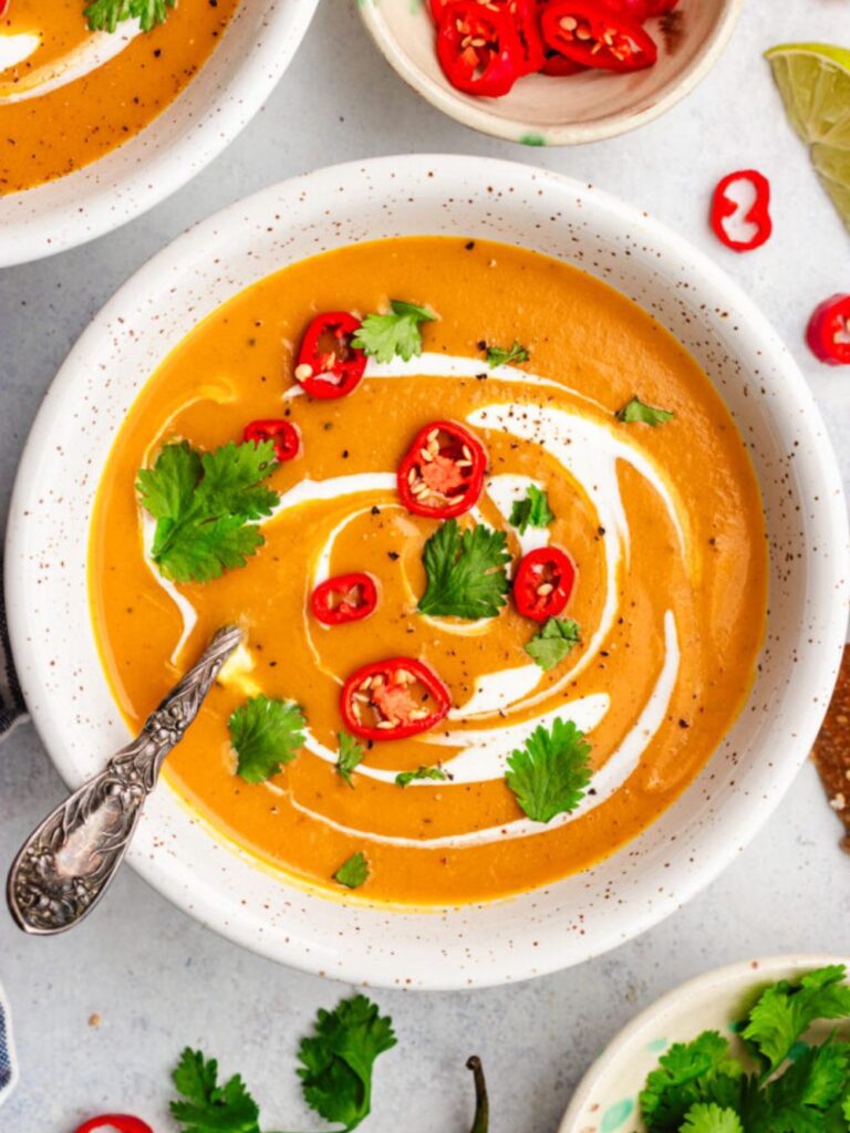 Sweet Potato Coconut & Chilli Soup​