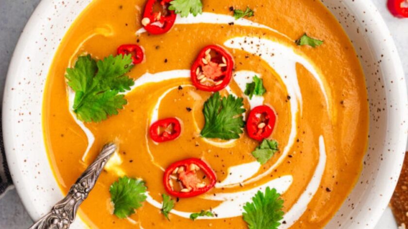 Sweet Potato Coconut & Chilli Soup​