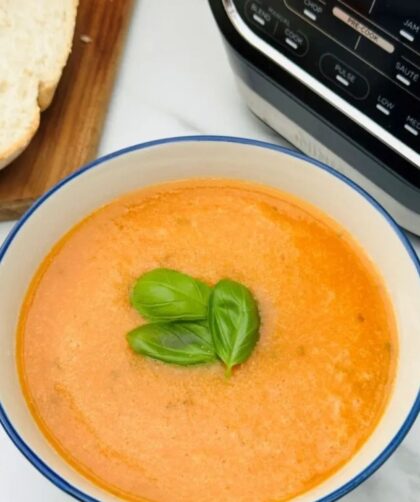 Tomato And Basil Soup In Soup Maker​