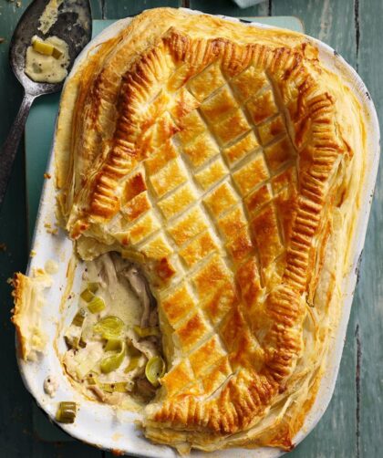 Jamie Oliver Chicken And Leek Pie With Puff Pastry​