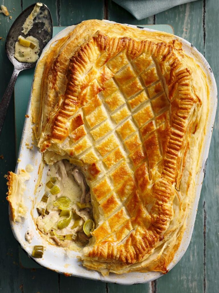 Jamie Oliver Chicken And Leek Pie With Puff Pastry​