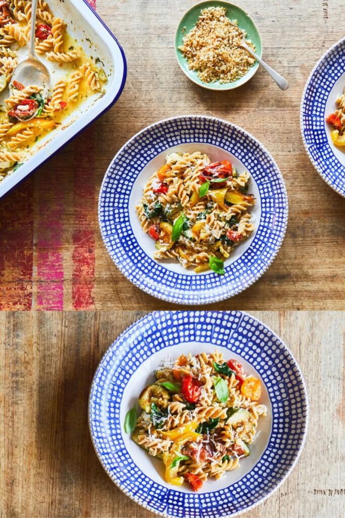 Jamie Oliver Baked Ricotta And Veg Pasta