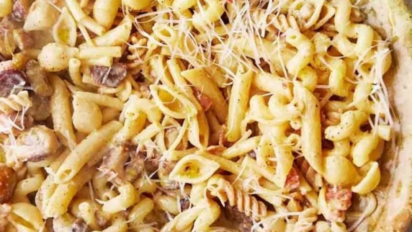 Jamie Oliver Chestnut Carbonara Pasta