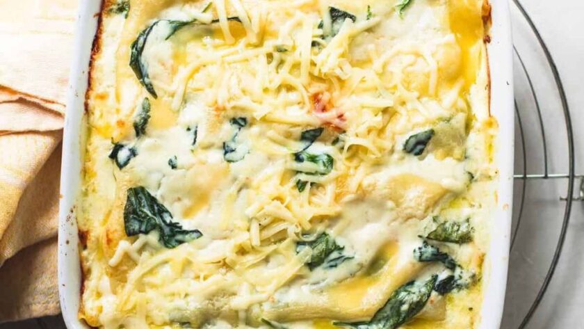 Jamie Oliver Chicken And Spinach Lasagne