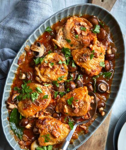 Jamie Oliver Chicken Chasseur Slow Cooker