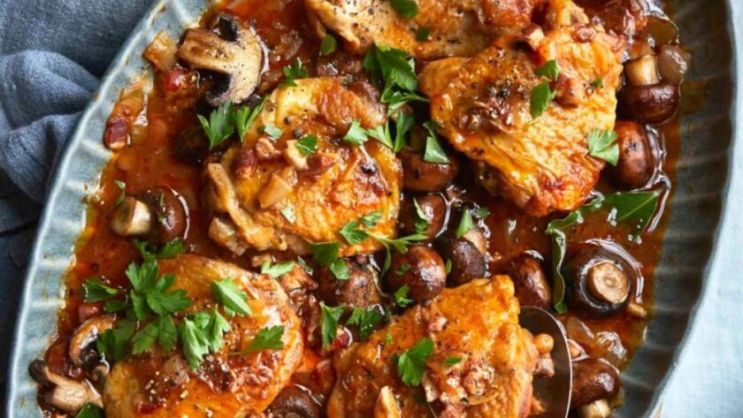 Jamie Oliver Chicken Chasseur Slow Cooker