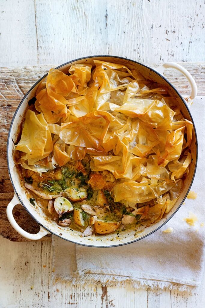 Jamie Oliver Chicken Filo Pie