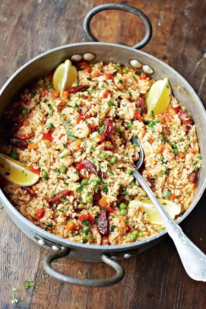 Jamie Oliver Chicken and Chorizo Paella​