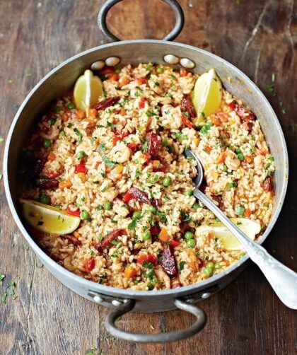 Jamie Oliver Chicken and Chorizo Paella​