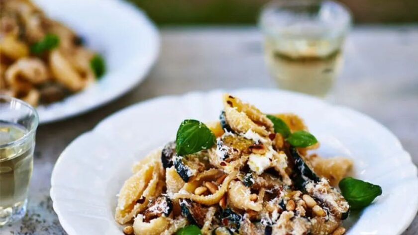 Jamie Oliver Courgette Pasta