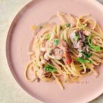 Jamie Oliver Creamy Prawn Linguine Pasta