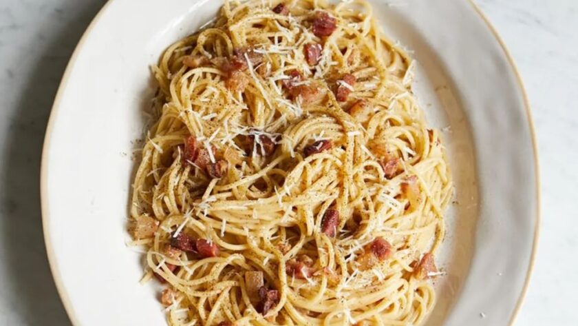 Jamie Oliver Easy Carbonara Pasta Recipe