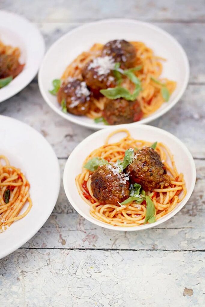 Jamie Oliver Meatball Pasta