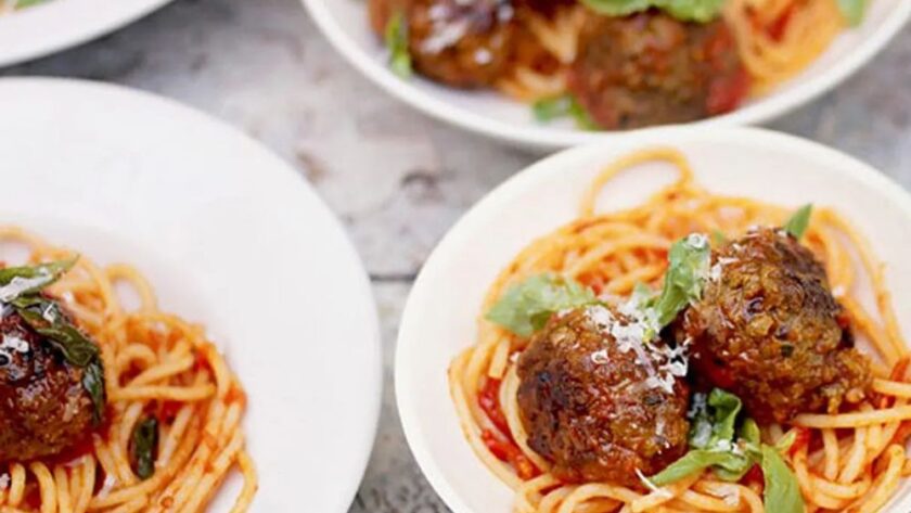 Jamie Oliver Meatball Pasta