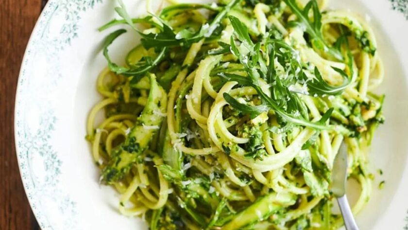 Jamie Oliver Rocket And Pistachio Pesto Pasta