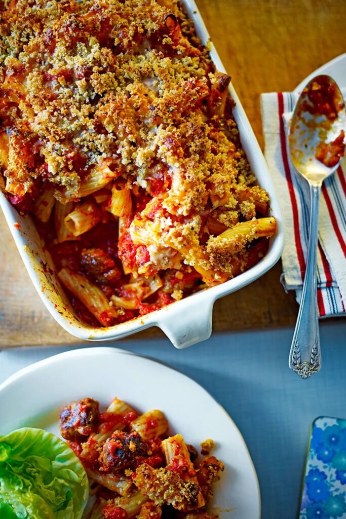 Jamie Oliver Sausage Pasta Bake