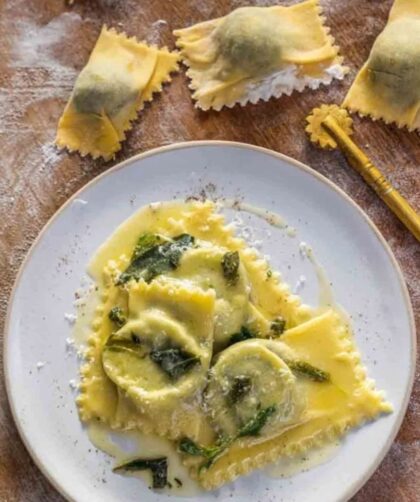 Jamie Oliver Seasonal Greens Ravioli Pasta