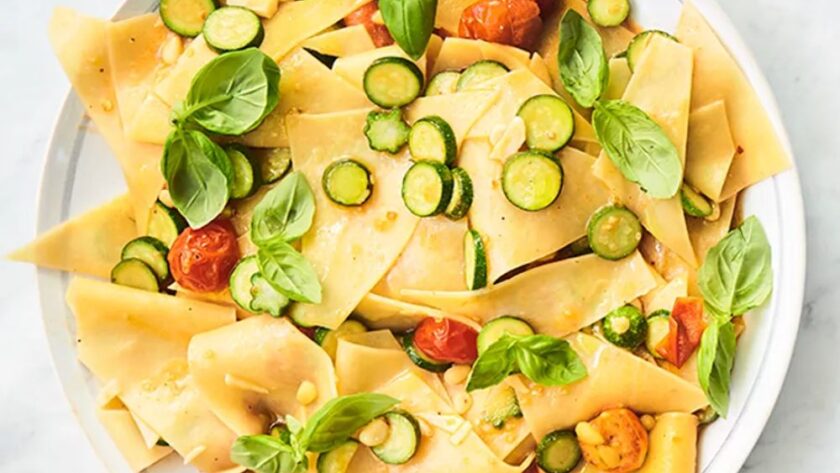 Jamie Oliver Simple Courgette Pasta