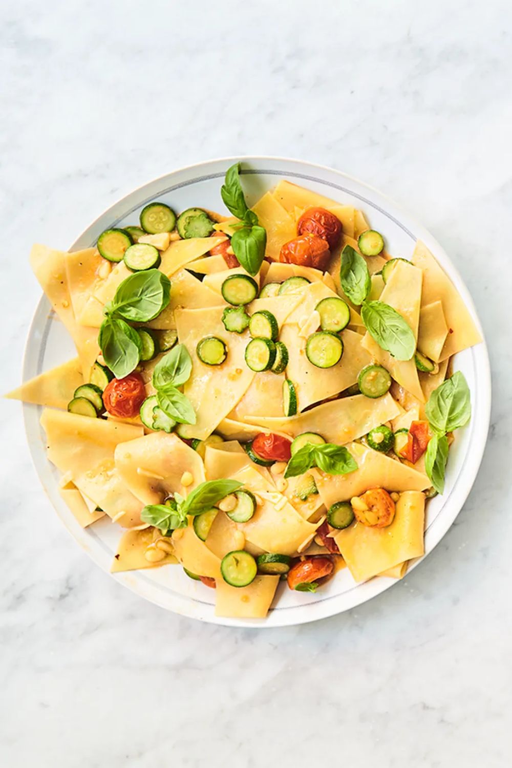 Jamie Oliver Simple Courgette Pasta