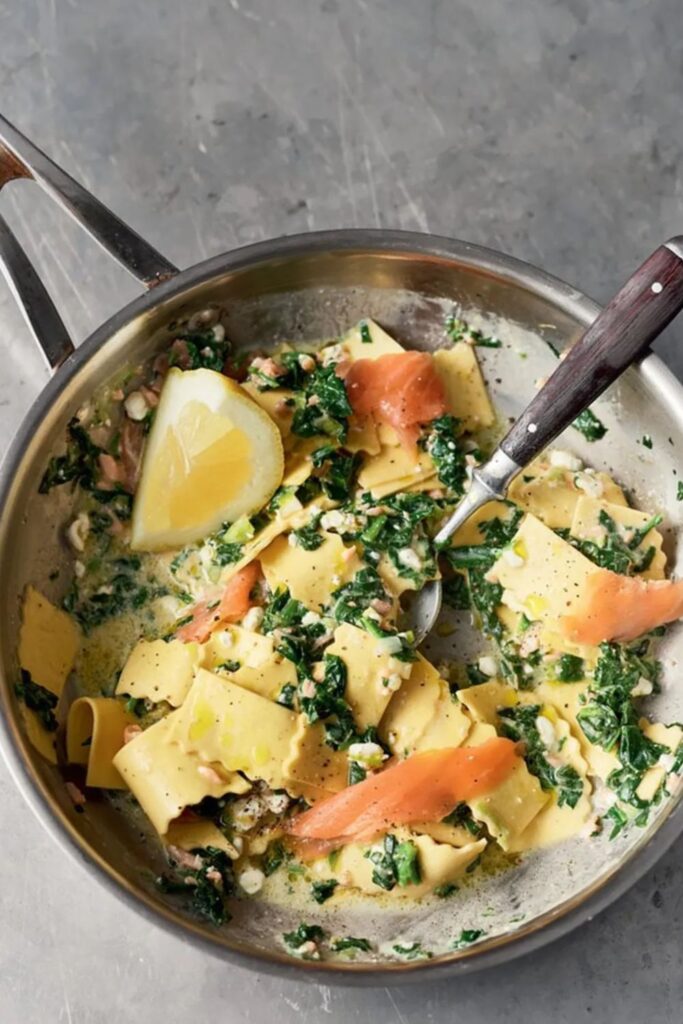 Jamie Oliver Smoked Salmon Pasta