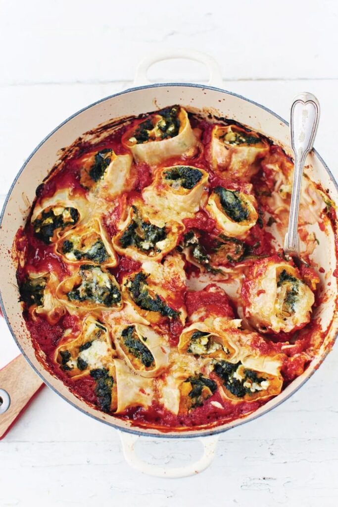 Jamie Oliver Squash And Spinach Pasta Rotolo