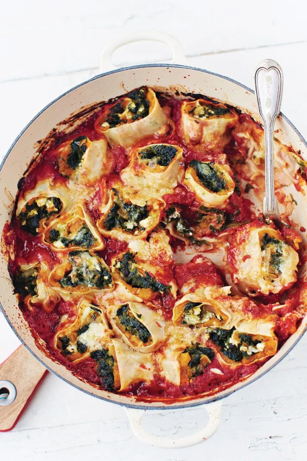 Jamie Oliver Squash And Spinach Pasta Rotolo