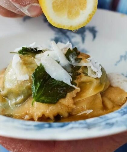 Jamie Oliver Stinging Nettle Ravioli Pasta recipe